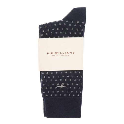R.M. Williams Nelson Polka Dot Sock 2 Pack